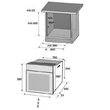 Hausberg Einbaupaket Elektrobackofen HB-8051IN, Klasse A, 76L, 2000W, Schwarz/Edelstahl Einbaukochfeld HB-555, 4 Brenner, Gas, Edelstahl, Teleskop-Einbauhaube HB-1285NG, Absorptionsleistung 420 m3/h, 2 Motoren, 60 cm, Schwarz