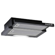 HAUSBERG Basic Style Black Package, Einbau-Elektrobackofen HB8052, Klasse A, 71L, 2000W, Schwarz/Edelstahl, Einbaukochfeld HB563NG, 4 Brenner, Gas, Glas, Schwarz, Integrierte Teleskophaube HB1285NG, Absorptionsleistung 420 m3/h, 2 Motoren