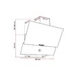 Einbaupakete HAUSBERG Backofen HB-8051IN, Elektro, 2000 W, 76 l, 4 Funktionen, Klasse A, Kochfeld HB-567NG, Gas, 4 Brenner, GAS-Sicherheit, Gusseisen, Glas, Dekorative Haube HB-2285NG, 60 cm, Aluminiumfilter, Schwarz/Edelstahl