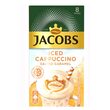 Cafea solubila Jacobs Iced Cappuccino Salted Caramel, 8 x 17,8g