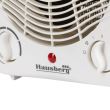 Nagrzewnica powietrza Hausberg HB-8501AB, 2000 W, 2 poziomy mocy, regulowany termostat, biały