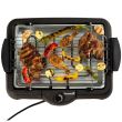 Barbecue électrique Hausberg HB523, 2000 W, 50,5 x 36 cm, thermostat, noir