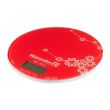 Hausberg HB-6010RS Küchenwaage, 5 kg Tara-Funktion, automatische Abschaltung, rot