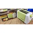 HAUSBERG HB-150VR Toaster, 750 W, 2-Scheiben-Kapazität, 7 Temperatureinstellungen, automatische Abschaltung, Grün
