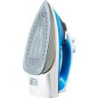 Fer à repasser Hausberg HB-7806BL, 2300 W, 360 ml, semelle en céramique, jet vapeur 16,7 g/min, vapeur verticale 25 g/min, système anti-goutte, système autonettoyant, blanc/bleu