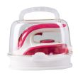 Fer à repasser de voyage Hausberg HB-7910RS, 900 W, réservoir d&#39;eau de 50 ml, rouge-blanc