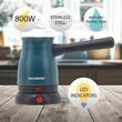 Electric coffee pot Hausberg HB-3815VR, Power 800W, Capacity 500 ml, Inox-Green