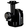 Hausberg HB-7521NG 3-in-1 Küchenmaschine, 5 Trichter, 180 U/min, 150 W, Schwarz