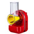 Hausberg HB-7521RS 3-in-1 Küchenmaschine, 5 Trichter, 180 U/min, 150 W, Rot