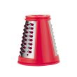 Hausberg HB-7521RS 3-in-1 Küchenmaschine, 5 Trichter, 180 U/min, 150 W, Rot