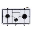 Cuisinière à gaz 3 feux ERT-MN 208, blanche