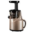 Hausberg HB-7519GO Fruchtentsafter, Kaltpresse, 150 W, 400 ml, Gold