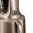 Hausberg HB-7519GO Fruchtentsafter, Kaltpresse, 150 W, 400 ml, Gold