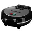 Hausberg HB-3562NG Waffeleisen, 1300 W, 4 Fächer, Edelstahlgehäuse, Schwarz