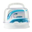Hausberg HB-7910BL Reisebügeleisen, 900W, 50ml Wassertank, Blau