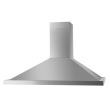 Hotte décorative encastrable Hausberg HB-1360, puissance d&#39;aspiration 650 m3/h, 1 moteur, 90 cm, acier inoxydable