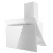 Hotte décorative encastrable Hausberg HB-1390, puissance d&#39;absorption 650 mc/h, 60 cm, commande tactile, filtre en aluminium, blanc