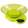 Balance de cuisine Hausberg HB-6015VR, 3 kg, avec bol en plastique, verte