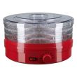 Déshydrateur alimentaire électrique Hausberg HB-810RS, thermostat réglable, puissance 250 W, moteur en cuivre, rouge