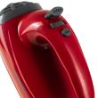 Hausberg HB-4119RS Handmixer, 5 Geschwindigkeiten, 300 W Leistung, Kupfermotor, Rot