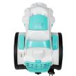 Aspirateur sans sac Hausberg HB-2010VR, 700 W, capacité 3 L, aspiration à sec, cyclonique, filtre HEPA, blanc-vert