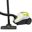 Aspirateur avec sac Hausberg HB2080VR, 700 W, capacité 1,5 L, blanc/vert