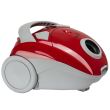 Staubsauger mit Stoffbeutel Hausberg HB2080RS, 700 W, Fassungsvermögen 1,5 l, Rot/Grau