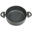 Aluminum pot with granite coating Hausberg HB-H 425, 26 cm, Grey