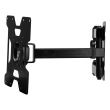 Hausberg HB-H 04R NEU TV-Wandhalterung mit Schwenkarm, 23-37 Zoll Diagonale, Maximalgewicht 37 kg, Schwarz