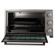 Hausberg HB 9320 Elektrobackofen, 1420 W, 38 L, Timer, Thermostat, 2 Bleche, Grau/Schwarz
