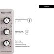 HAUSBERG HB-8015 Elektrischer Umluftofen, 1800 W, Doppelglas, 48 l, Innenbeleuchtung, Timer, 5 Garprogramme, regelbarer Thermostat 250 Grad, Edelstahl/Schwarz