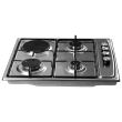 Einbau-Gaskochfeld Hausberg HB-562, 3 Gasbrenner, 1 Elektrobrenner