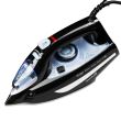 Hausberg HB-7842BL Bügeleisen, 2300 W, Keramik, Selbstreinigend, Spray, Tropfschutz, 300 ml, Schwarz/Blau