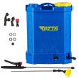 Tatta TP-2022A Sprühpumpe (Vermorel), mit Akku, 12V 8Ah, 1 A Ladegerät, 3,6 lpm Motor, Rucksacktank, 20 l