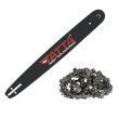 Professionelle Kettensäge Tatta TD5800, 3,54 PS, 58 CC, 0,55 l, Benzin, Kette, Führung