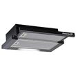 Hausberg HB-8053NG Einbaupaket, Elektro, 2225 W, 71 l, 6 Funktionen, Umluft, Timer, Klasse A, Einbaukochfeld HB563NG, 4 Brenner, Gas, Glas, Schwarz, Teleskop-Einbauhaube HB1285NG, Saugleistung 420 m³/h, 2 Motoren