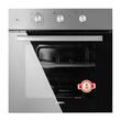 Built-in electric oven Hausberg HB-8044IN, 58L, 1600W, 8+1 programs, turbo fan, timer, glass, 2 trays, grill
