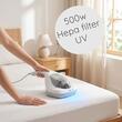 Handstaubsauger mit UV- und HEPA-Filter HAUSBERG HB-2023AB, 500W, Anti-Milben, Weiß