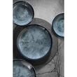 Kutahya Porcelain Bone Teos 24-piece dinner set for 6 people in Blue Porcelain