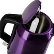 Hausberg HB-3608MV Wasserkocher, 2200 W, 1,7 l, Edelstahl, MOV