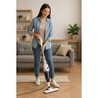 Aspirateur vertical 2 en 1 HAUSBERG HB-2025AB, sans sac, aspiration à sec, filtre Hepa, 0,5 L, 600-800 W, noir-blanc