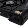 Portable 2 in 1 camping stove Ertone ERT-MN232, For spray and standard bottles, 2.2 kW, Piezo ignition, Black