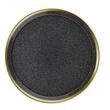 Kutahya Porselen Forza 16-piece dinner set for 4 people in Black and Gold Porcelain