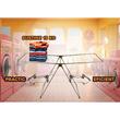 Séchoir à linge pliable Amigo ERTONE G92U, supporte 15 kg, hauteur 92 cm, dimensions 58 x 101 cm, structure en métal