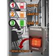 Hausberg HB-1021NG LPG-Gasherd, Piezozündung, 3 Keramikheizplatten, Gesamtleistung 4,2 kW, automatisches Gasabsperrsystem, Schwarz