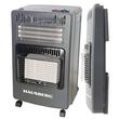 Hausberg HB-1022NG LPG- und Elektrogasherd, Piezozündung, 3 Keramikheizplatten, Gesamtleistung 4,2 kW, automatisches Gasabsperrsystem, Schwarz
