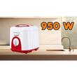 Fryer Hausberg HB 1320 AR, 950 W, 1 L, White/Red
