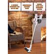 Aspirateur balai Hausberg HB-2027, puissance 220 W, sans sac, capacité 0,25 l, filtres lavables, 2 vitesses, brosse rotative, autonomie 20-40 min, blanc