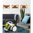 Aspirateur sans sac Hausberg HB-2090VR, 800-1200 W, capacité de 1,5 L, aspiration à sec, cyclonique, filtre HEPA, blanc-vert