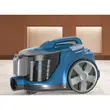 Bagless vacuum cleaner HAUSBERG HB-2821BL, 2400W, multicyclone, dry suction, capacity 3 liters, HEPA filter, speed control, automatic cable rewinder, Blue-Black